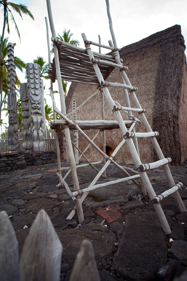 [Ladder to altar] Photo by Ruben Carillo.